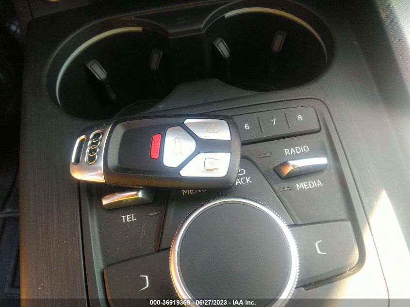 2017 AUDI A4 PREMIUM - WAUGNAF41HN058842