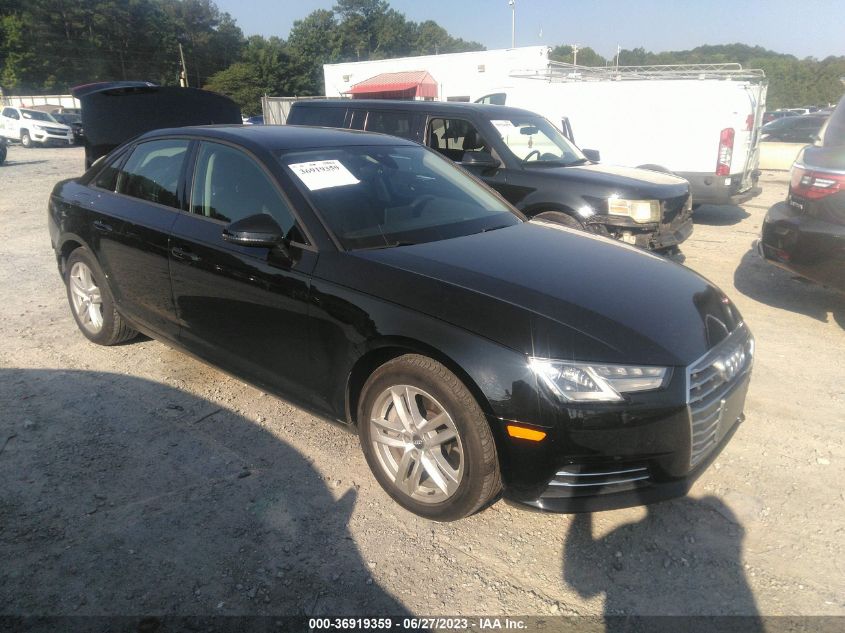 2017 AUDI A4 PREMIUM - WAUGNAF41HN058842