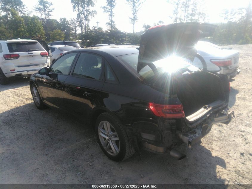 2017 AUDI A4 PREMIUM - WAUGNAF41HN058842