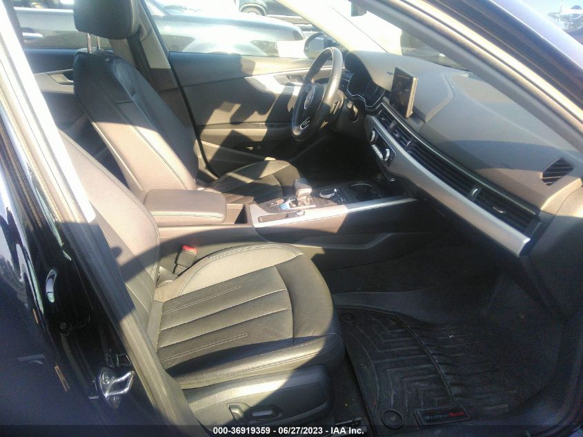 2017 AUDI A4 PREMIUM - WAUGNAF41HN058842