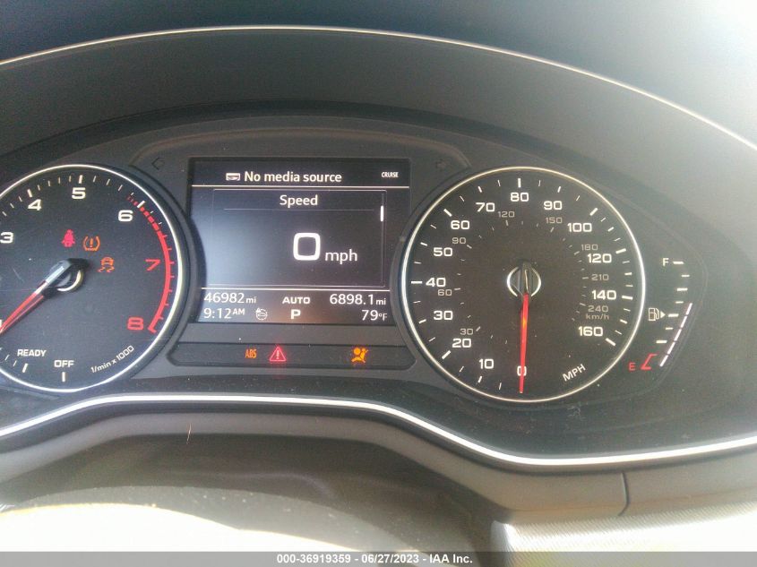2017 AUDI A4 PREMIUM - WAUGNAF41HN058842