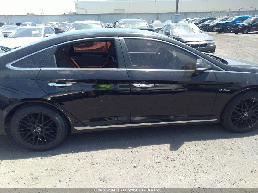 2016 HYUNDAI SONATA HYBRID SE - KMHE24L19GA018959