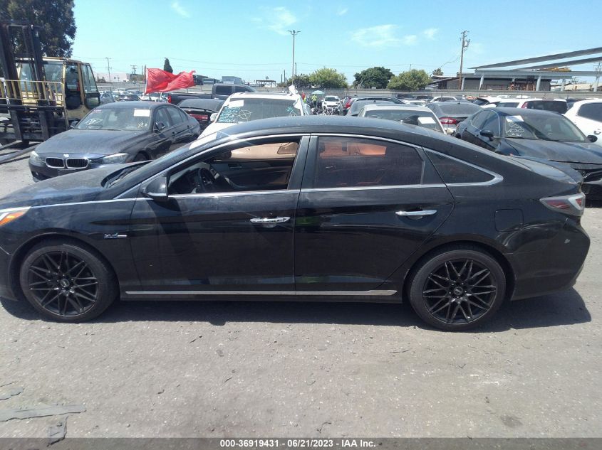 2016 HYUNDAI SONATA HYBRID SE - KMHE24L19GA018959