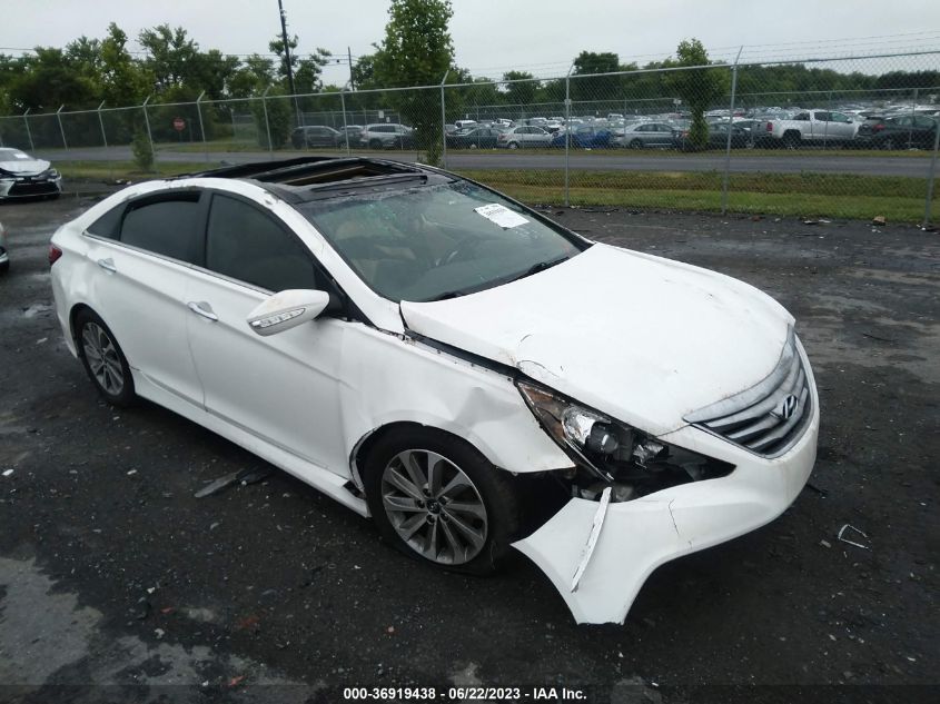 2014 HYUNDAI SONATA SE/LIMITED - 5NPEC4AC3EH907784