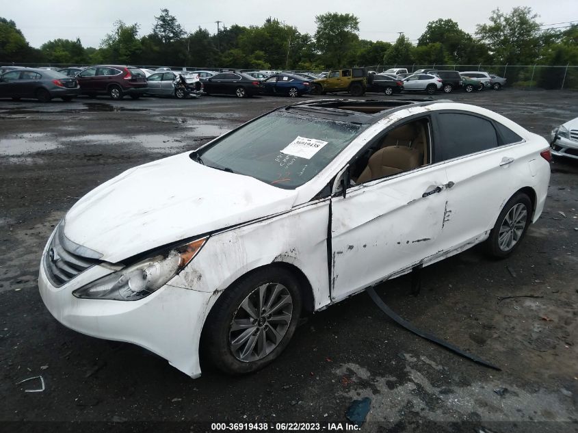 2014 HYUNDAI SONATA SE/LIMITED - 5NPEC4AC3EH907784