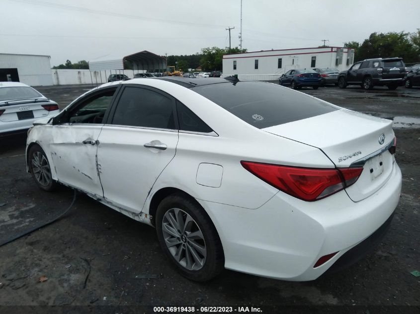 2014 HYUNDAI SONATA SE/LIMITED - 5NPEC4AC3EH907784