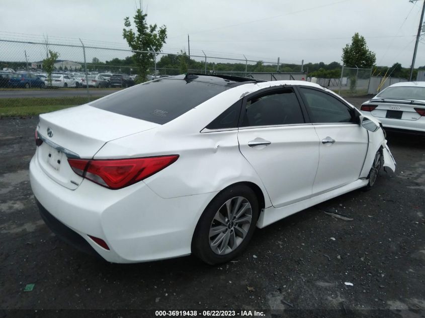 2014 HYUNDAI SONATA SE/LIMITED - 5NPEC4AC3EH907784