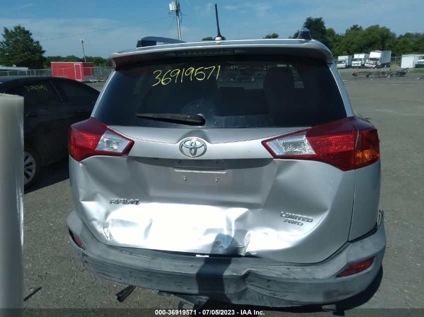 2013 TOYOTA RAV4 LIMITED - 2T3DFREVXDW091885