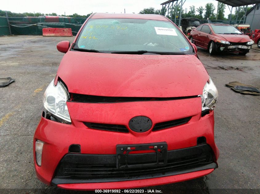 2014 TOYOTA PRIUS FOUR/FIVE/THREE/ONE/TWO - JTDKN3DU0E0381722