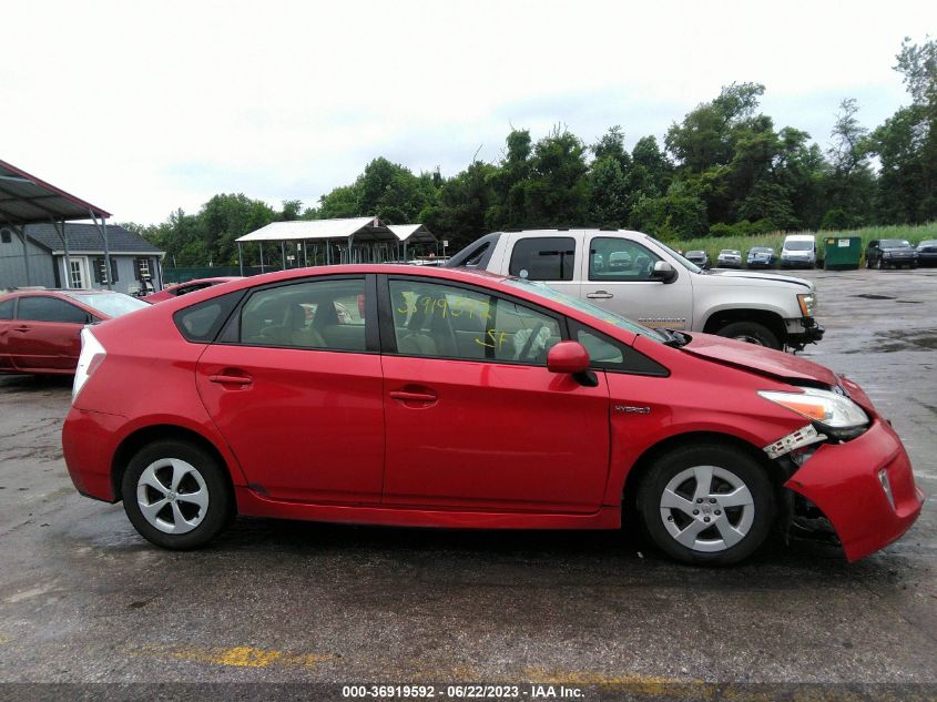 2014 TOYOTA PRIUS FOUR/FIVE/THREE/ONE/TWO - JTDKN3DU0E0381722