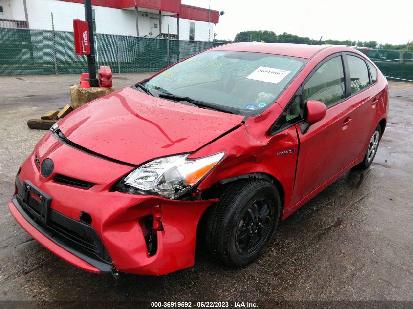 2014 TOYOTA PRIUS FOUR/FIVE/THREE/ONE/TWO - JTDKN3DU0E0381722