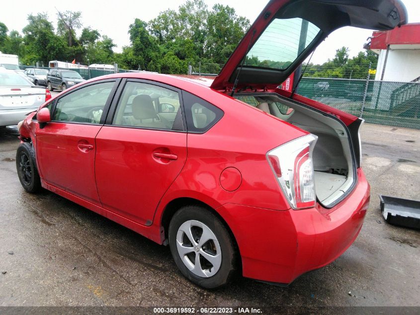 2014 TOYOTA PRIUS FOUR/FIVE/THREE/ONE/TWO - JTDKN3DU0E0381722