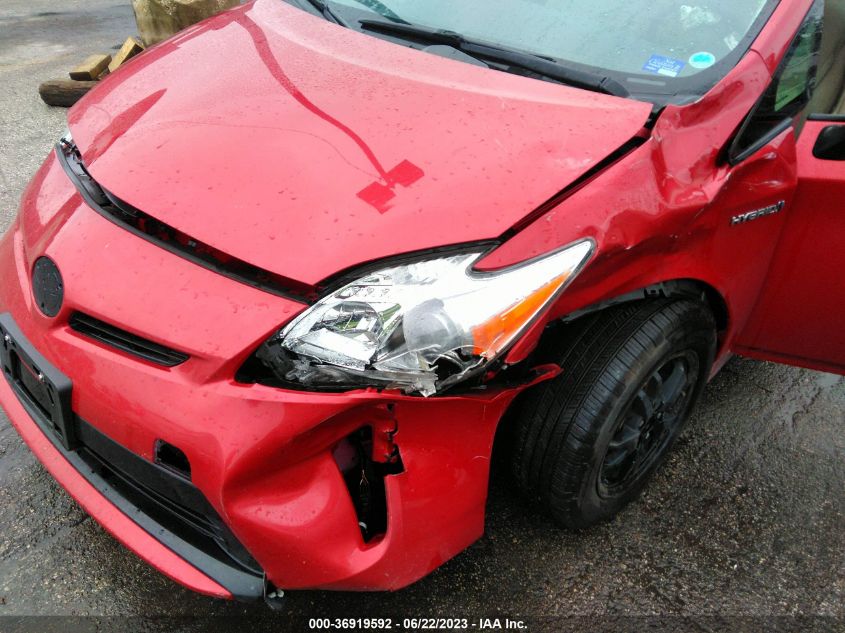 2014 TOYOTA PRIUS FOUR/FIVE/THREE/ONE/TWO - JTDKN3DU0E0381722