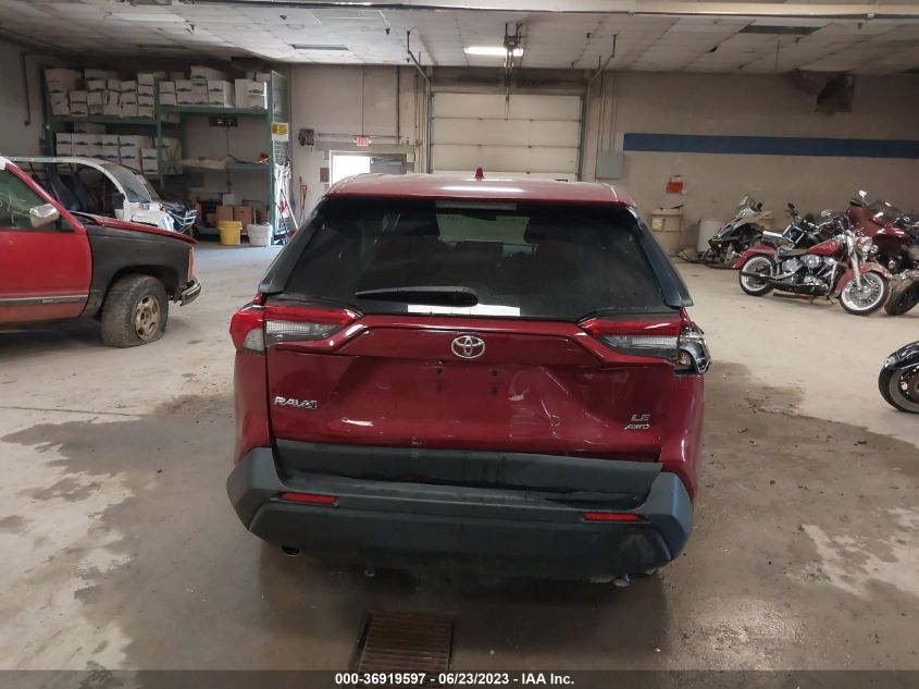 2022 TOYOTA RAV4 LE - 2T3F1RFV9NW270121