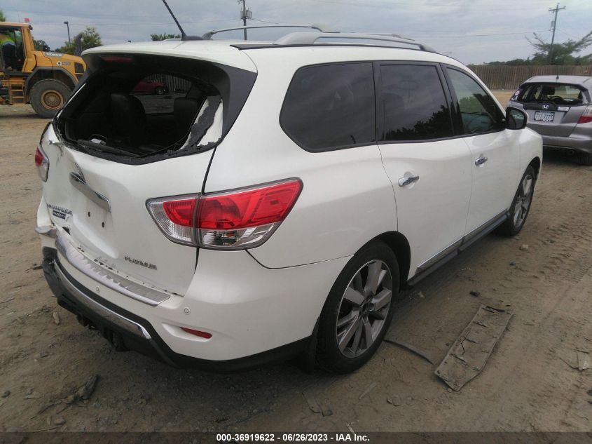 2015 NISSAN PATHFINDER PLATINUM - 5N1AR2MN1FC699590