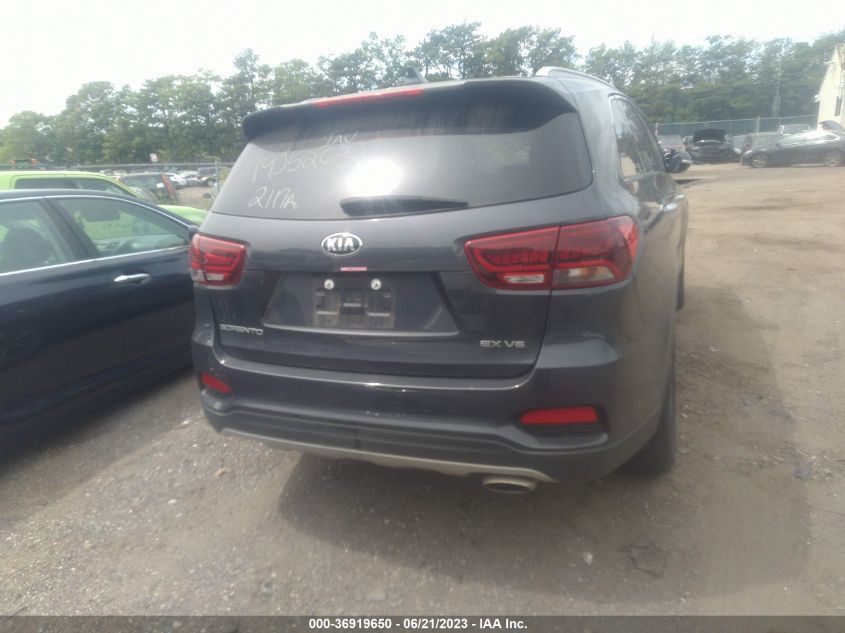 2019 KIA SORENTO EX V6 - 5XYPHDA58KG535387