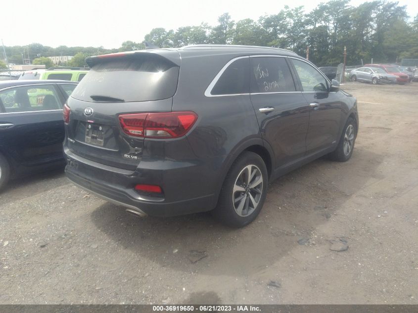 2019 KIA SORENTO EX V6 - 5XYPHDA58KG535387