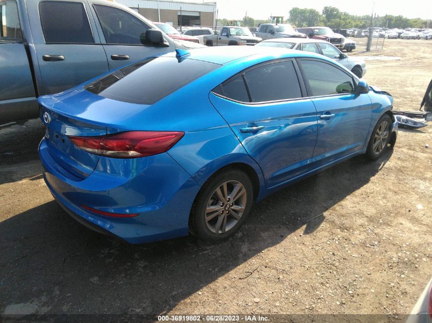 2018 HYUNDAI ELANTRA SEL - 5NPD84LF3JH240407