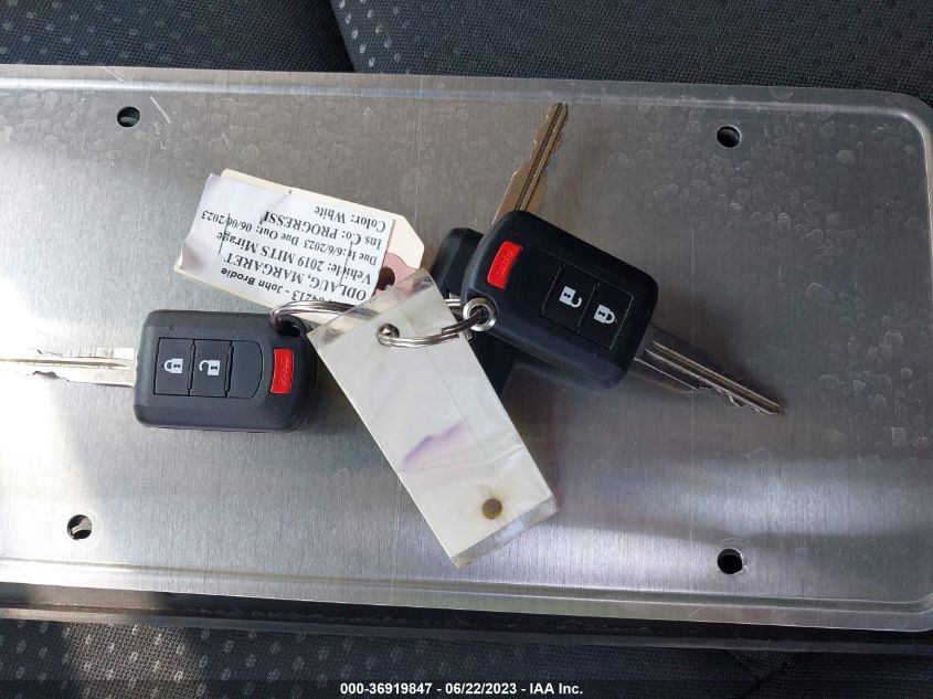 2019 MITSUBISHI MIRAGE G4 ES/RF - ML32F3FJ6KHF18276
