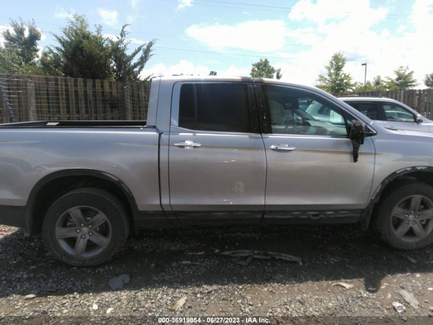 2022 HONDA RIDGELINE RTL-E - 5FPYK3F73NB023761