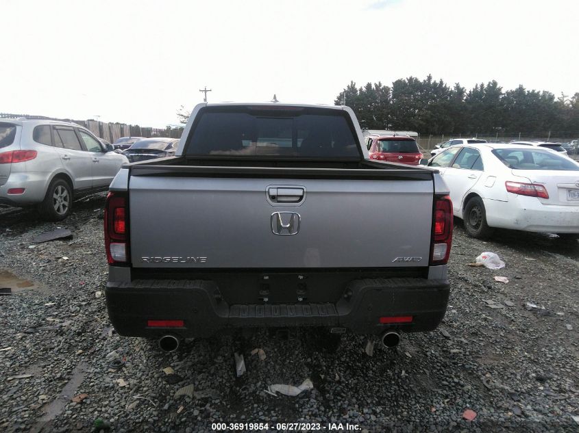 2022 HONDA RIDGELINE RTL-E - 5FPYK3F73NB023761