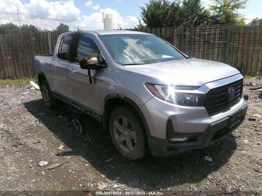 2022 HONDA RIDGELINE RTL-E - 5FPYK3F73NB023761