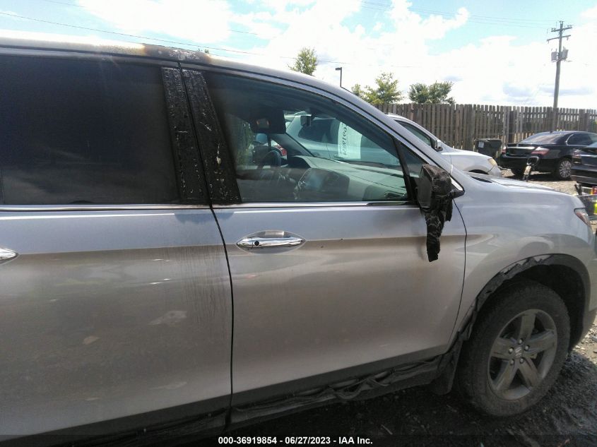 2022 HONDA RIDGELINE RTL-E - 5FPYK3F73NB023761