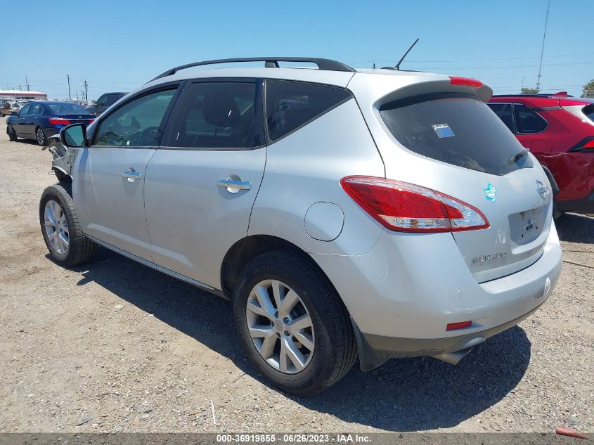 2013 NISSAN MURANO SV - JN8AZ1MU4DW210489