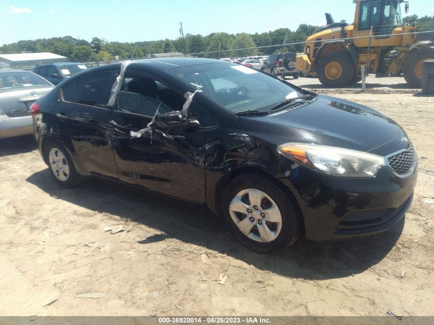 2016 KIA FORTE LX - KNAFK4A62G5458292