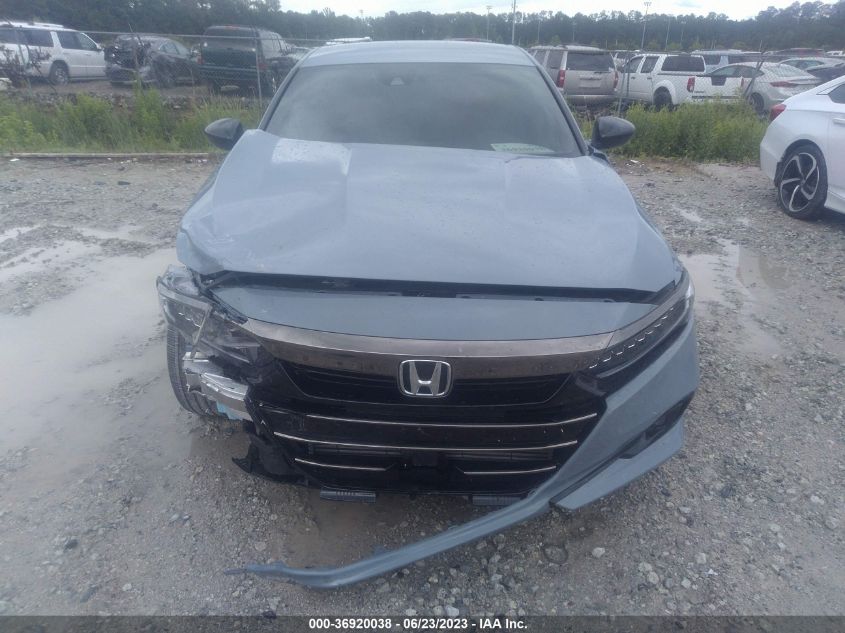 2022 HONDA ACCORD SEDAN SPORT - 1HGCV1F37NA078543
