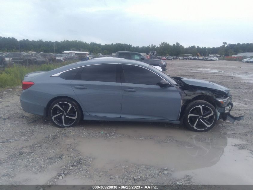 2022 HONDA ACCORD SEDAN SPORT - 1HGCV1F37NA078543