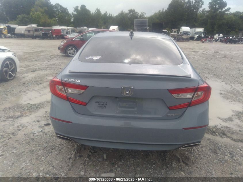 2022 HONDA ACCORD SEDAN SPORT - 1HGCV1F37NA078543