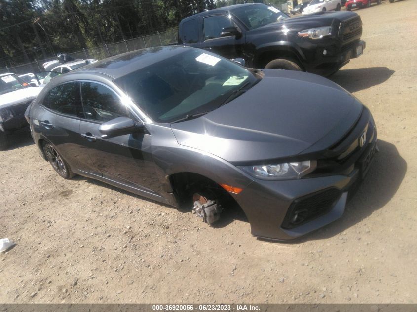 2018 HONDA CIVIC HATCHBACK EX - SHHFK7H59JU404087