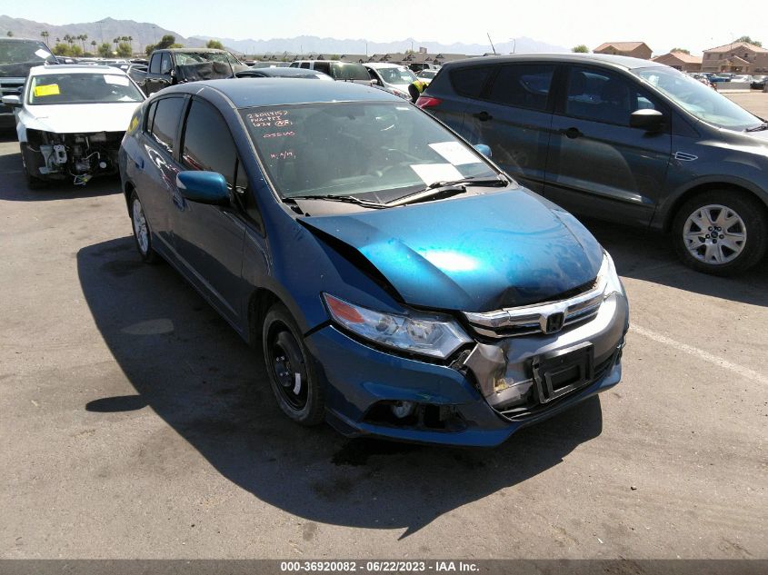 2013 HONDA INSIGHT EX - JHMZE2H77DS002455