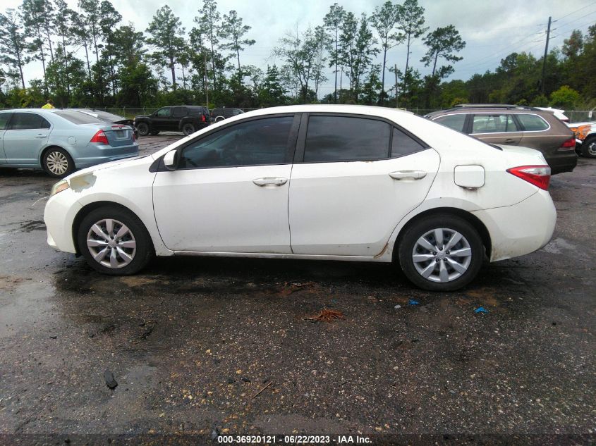 2014 TOYOTA COROLLA L/LE/LE PLS/PRM/S/S PLS - 5YFBURHE1EP099295