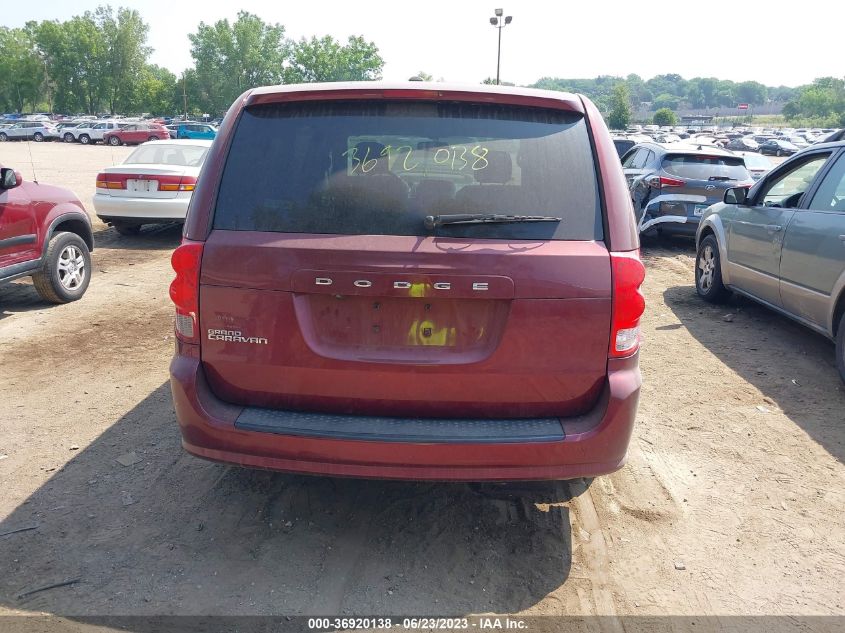 2018 DODGE GRAND CARAVAN SE PLUS - 2C4RDGBG2JR134093