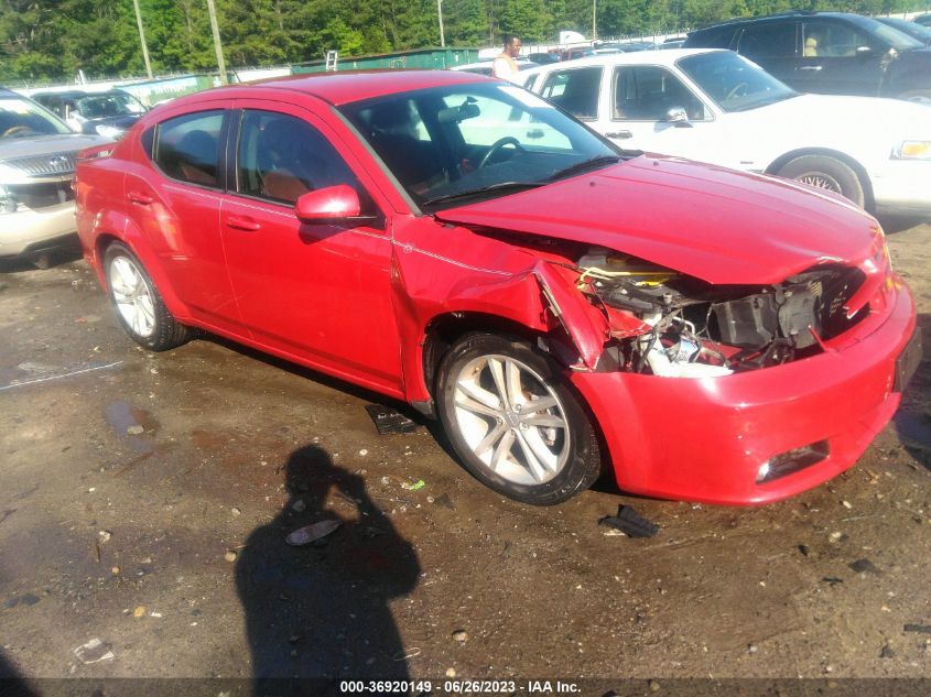 2014 DODGE AVENGER SXT - 1C3CDZCB0EN190299