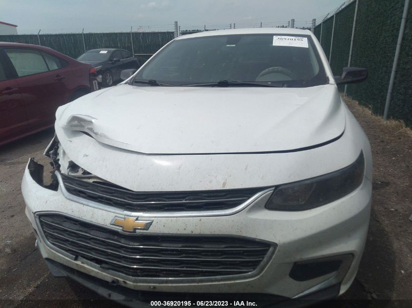 2016 CHEVROLET MALIBU LS - 1G1ZB5ST1GF298631