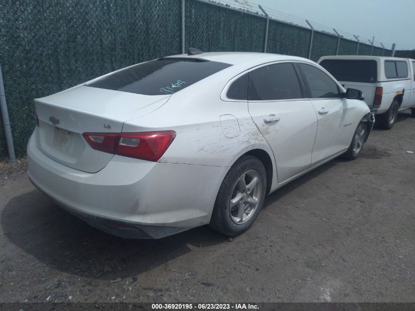 2016 CHEVROLET MALIBU LS - 1G1ZB5ST1GF298631