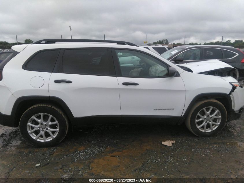 2016 JEEP CHEROKEE SPORT - 1C4PJMAB6GW206143