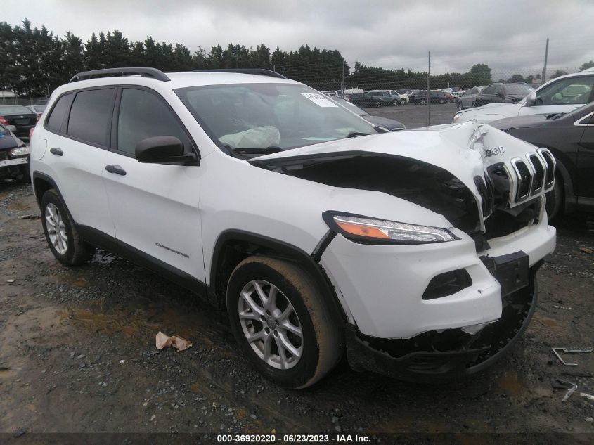 2016 JEEP CHEROKEE SPORT - 1C4PJMAB6GW206143