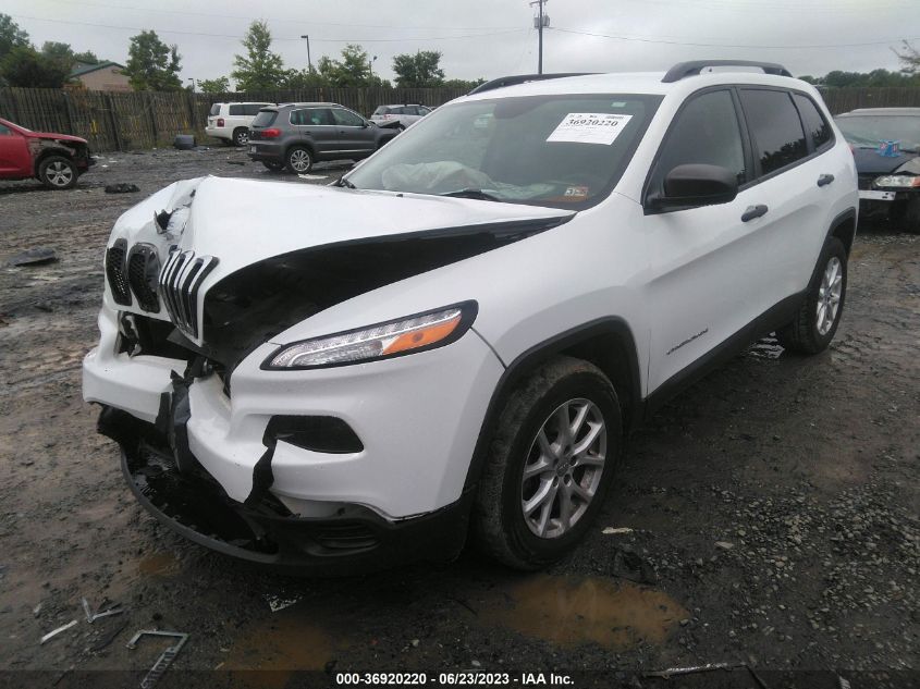 2016 JEEP CHEROKEE SPORT - 1C4PJMAB6GW206143