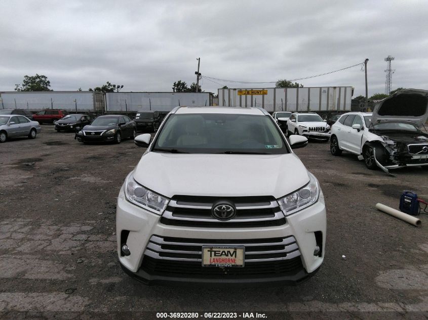 2019 TOYOTA HIGHLANDER SE/XLE - 5TDJZRFH1KS592469