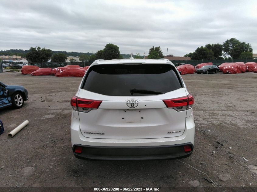 2019 TOYOTA HIGHLANDER SE/XLE - 5TDJZRFH1KS592469