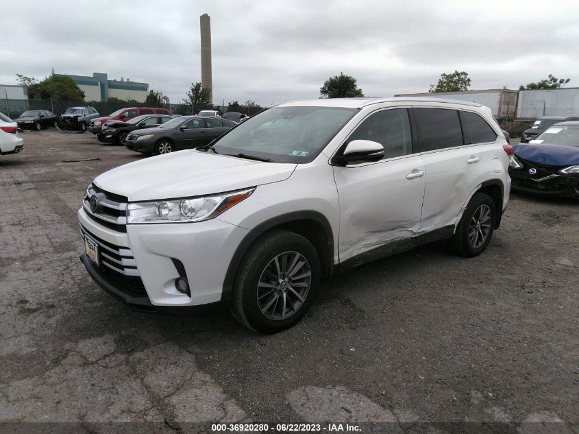 2019 TOYOTA HIGHLANDER SE/XLE - 5TDJZRFH1KS592469