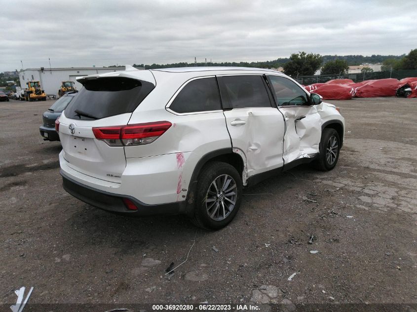 2019 TOYOTA HIGHLANDER SE/XLE - 5TDJZRFH1KS592469