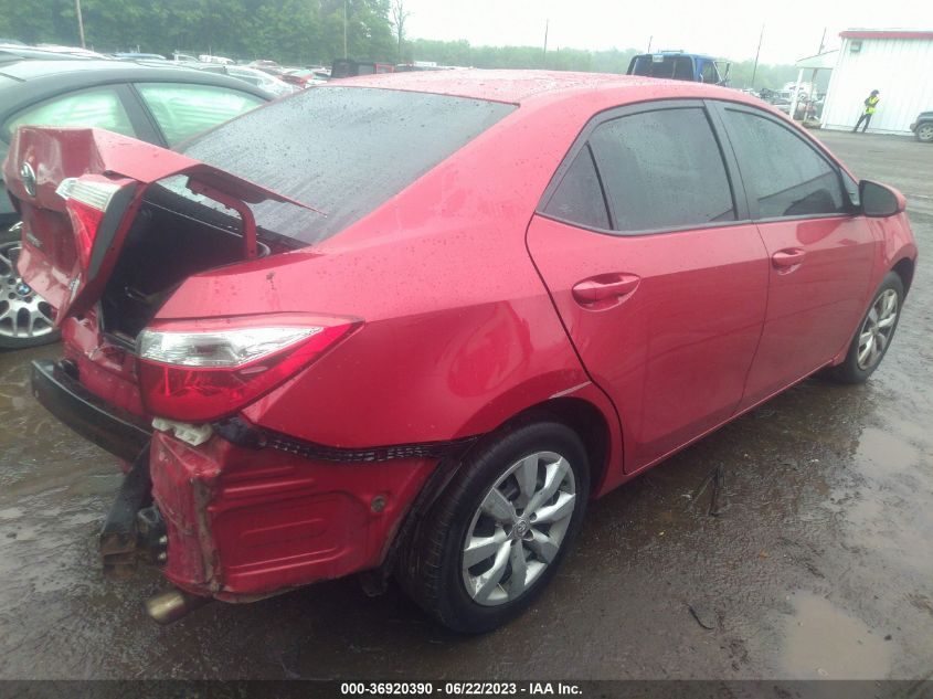 2014 TOYOTA COROLLA L/LE/S/S PLUS/LE PLUS - 5YFBURHE8EP145818