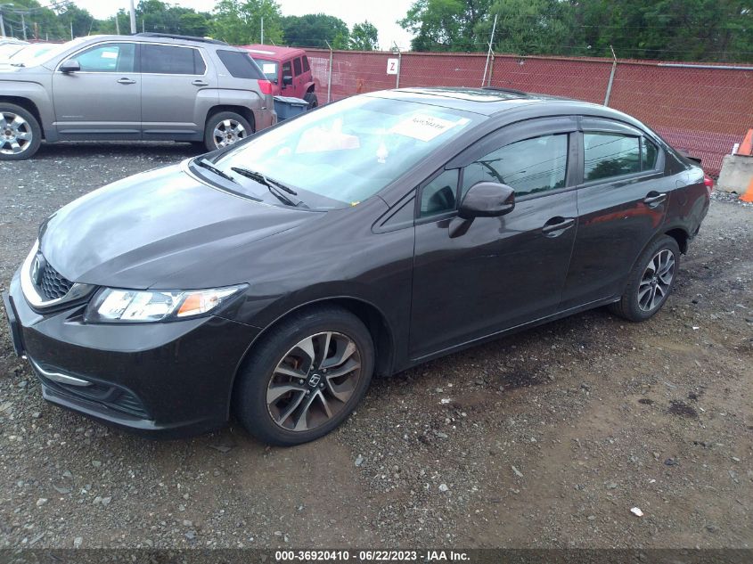 2013 HONDA CIVIC SDN EX - 2HGFB2F82DH537176