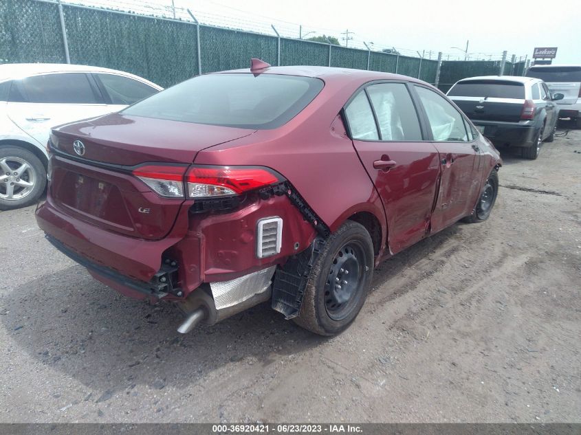 2022 TOYOTA COROLLA LE - JTDEPMAE0NJ216659