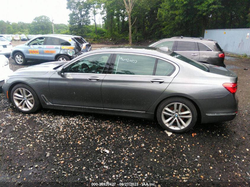 2016 BMW 7 SERIES 750I XDRIVE - WBA7F2C54GG417426